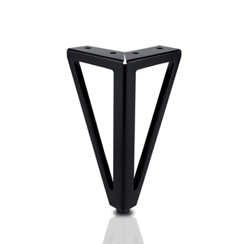 HX005 Picior de mobilier pentru ridicare, din oțel laminat la rece, stil modern minimalist, finisaj electroplating cu pulberi, potrivit pentru canapele, măsuțe de cafea și dulapuri TV