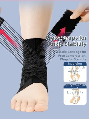 Gležan ortoza od gume; zaštita gležnja; kategorija: gležan ortoza; pogodna za košarku; primjena: trčanje