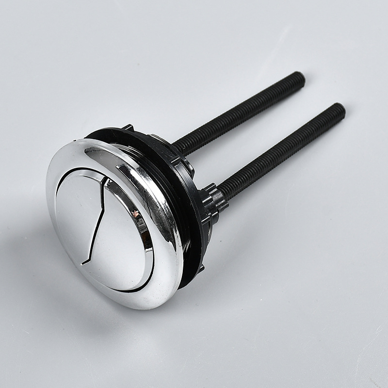 Gumb za spremnik toaleta, dvostruki pritisak za univerzalno ispiranje, elektroplatirani završni sloj, OEM, za montažu