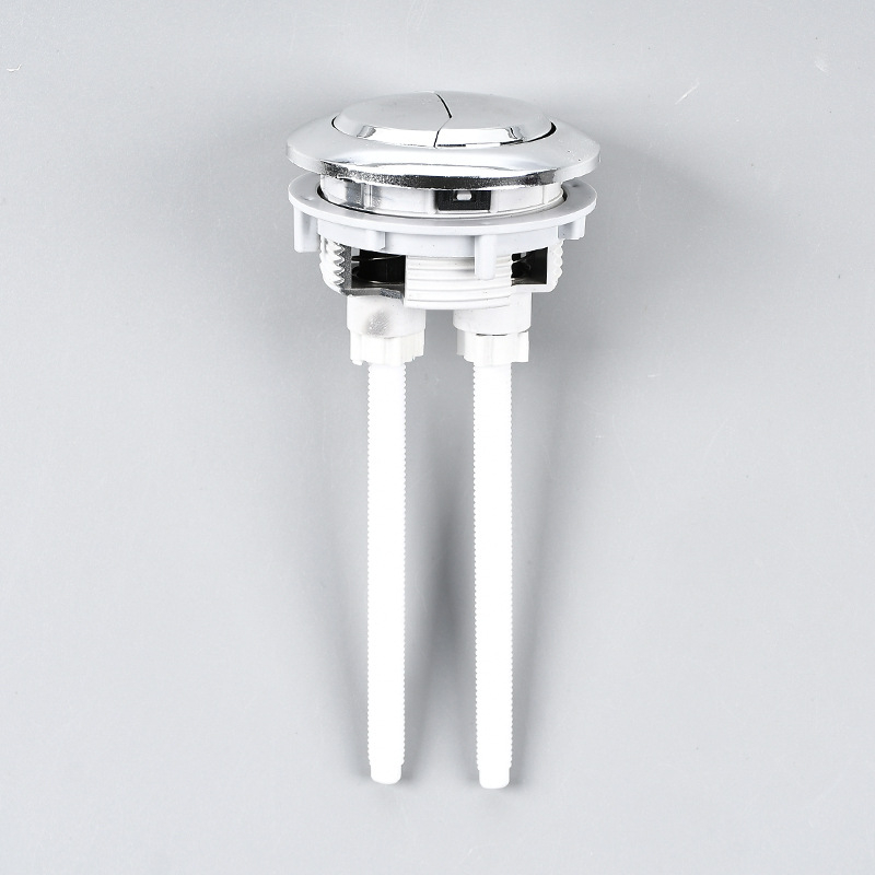 Gumb za spremnik toaleta, dvostruki pritisak za univerzalno ispiranje, elektroplatirani završni sloj, OEM, za montažu