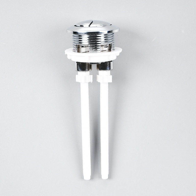 Gumb za spremnik toaleta, dvostruki pritisak za univerzalno ispiranje, elektroplatirani završni sloj, OEM, za montažu