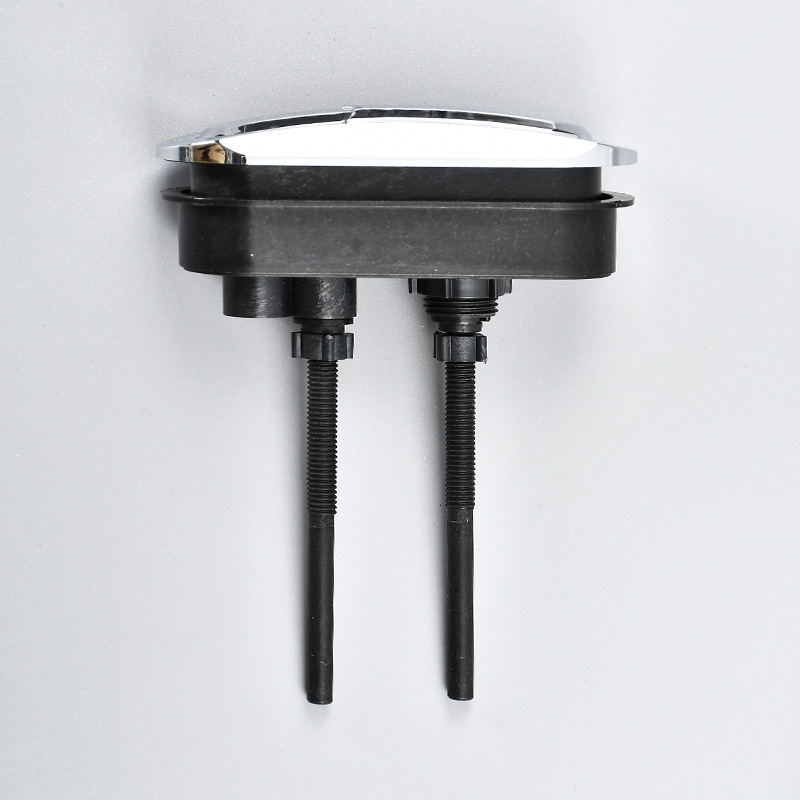 Gumb za spremnik toaleta, dvostruki pritisak za univerzalno ispiranje, elektroplatirani završni sloj, OEM, za montažu