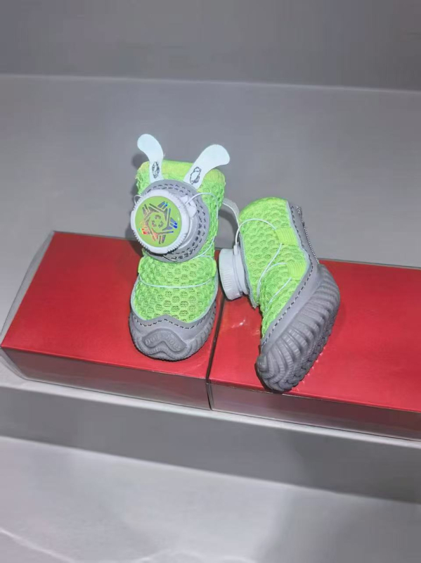 De Wangxing Cipele za kućne ljubimce, mrežaste, prozračne za male pse, s okretkom kopče, set od 4 komada