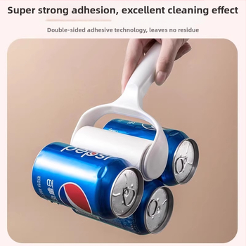 Ljepljivi valjak za uklanjanje dlaka s zamjenjivim jezgrom, periv, moderan minimalistički dizajn