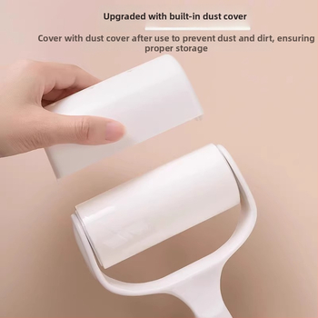 Ljepljivi valjak za uklanjanje dlaka s zamjenjivim jezgrom, periv, moderan minimalistički dizajn