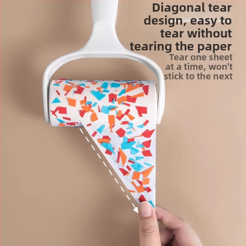 Ljepljivi valjak za uklanjanje dlaka s zamjenjivim jezgrom, periv, moderan minimalistički dizajn