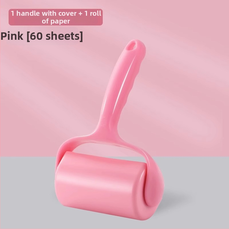 Ljepljivi valjak za uklanjanje dlaka s zamjenjivim jezgrom, periv, moderan minimalistički dizajn