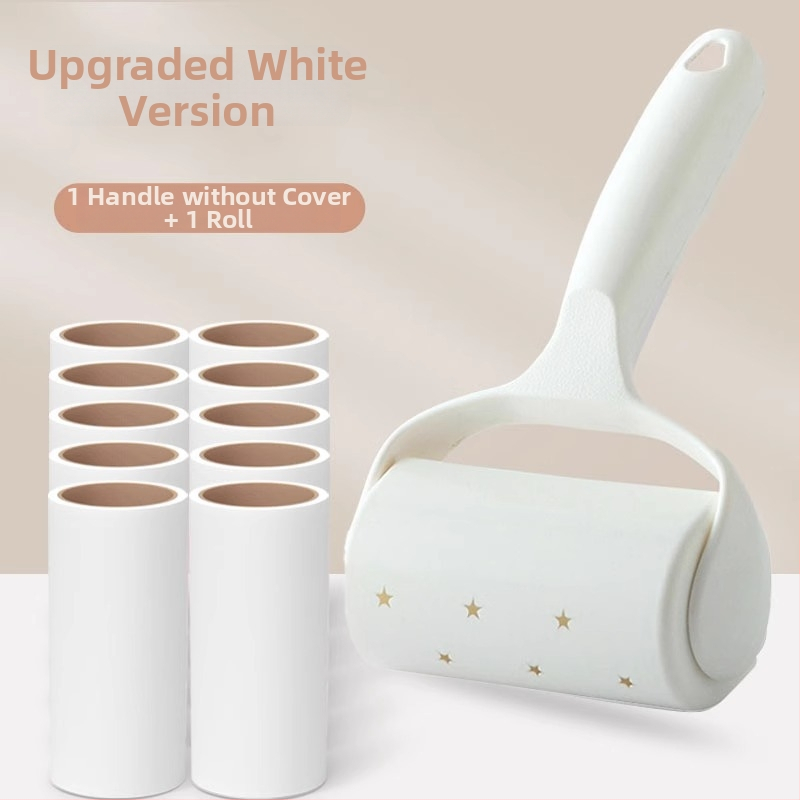 Ljepljivi valjak za uklanjanje dlaka s zamjenjivim jezgrom, periv, moderan minimalistički dizajn