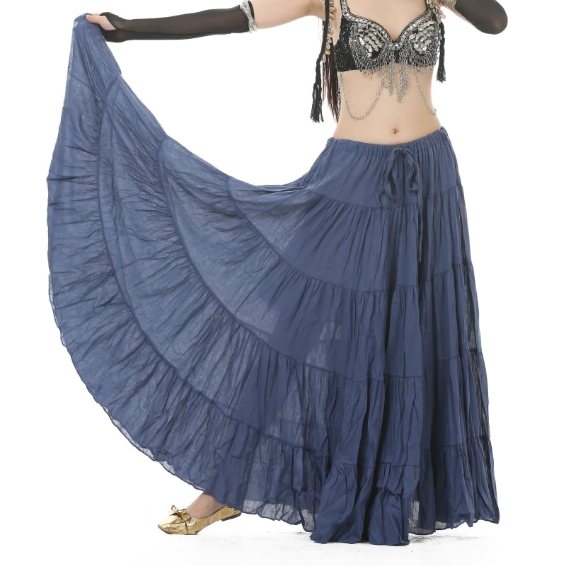 Has-táncra szánt tribál len szoknya – 100% len, bélés lenből, néptánc ruházat