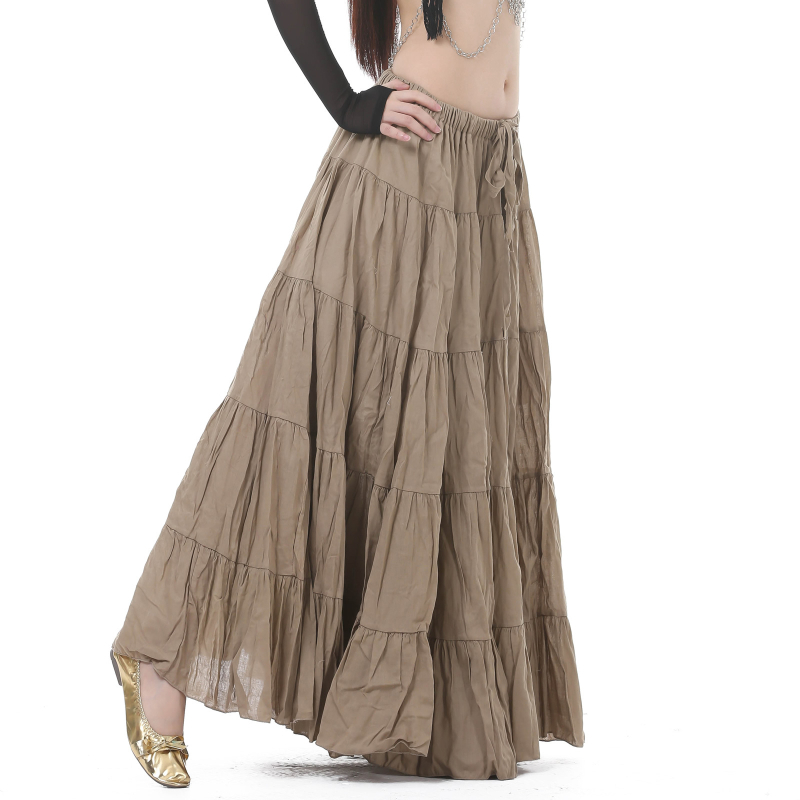 Has-táncra szánt tribál len szoknya – 100% len, bélés lenből, néptánc ruházat