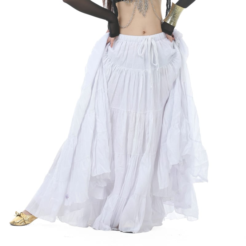 Has-táncra szánt tribál len szoknya – 100% len, bélés lenből, néptánc ruházat