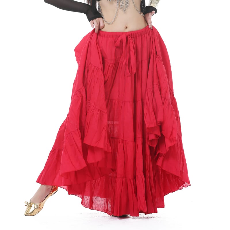 Has-táncra szánt tribál len szoknya – 100% len, bélés lenből, néptánc ruházat