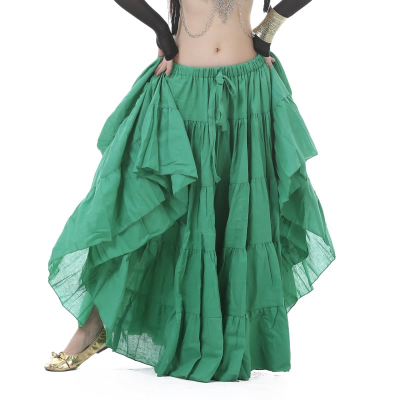 Has-táncra szánt tribál len szoknya – 100% len, bélés lenből, néptánc ruházat