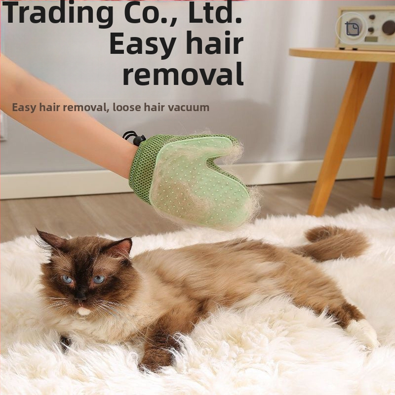 Ruky na starostlivosť o mačku – odstraňujú voľnú srsť, masážne rukavice, vhodné pre Ragdoll a dlhosrsté mačky; Značka Lingxiang