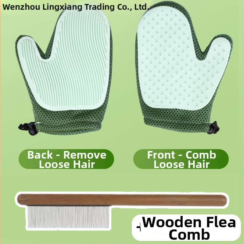 Ruky na starostlivosť o mačku – odstraňujú voľnú srsť, masážne rukavice, vhodné pre Ragdoll a dlhosrsté mačky; Značka Lingxiang