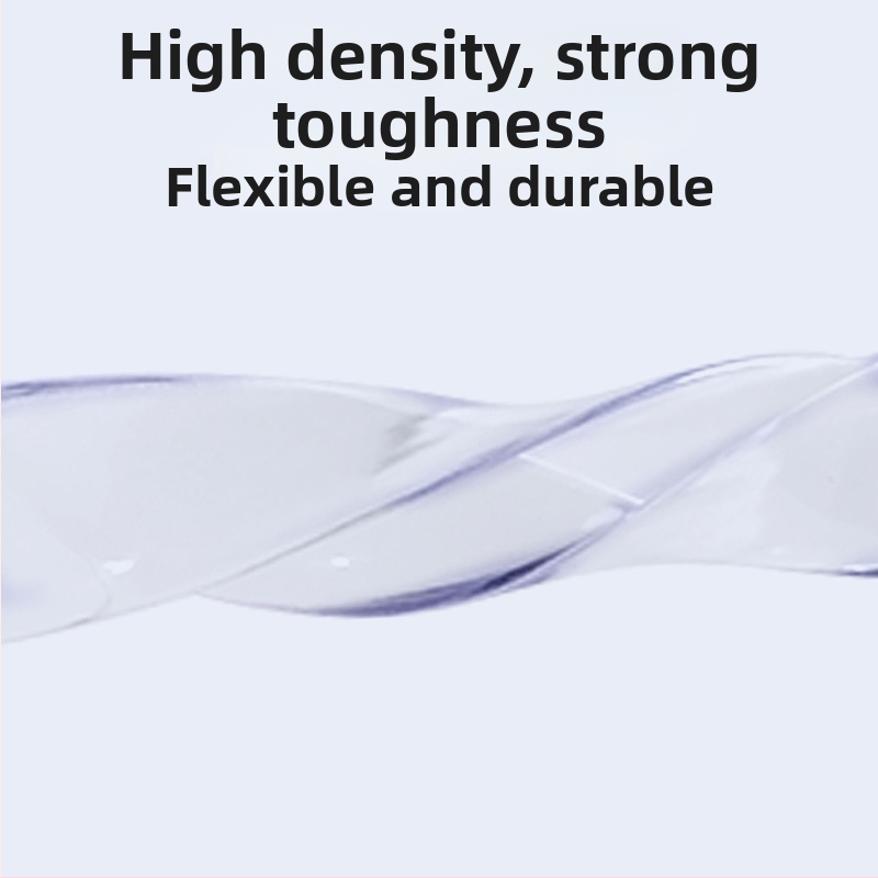 U‑tvarovaný priehľadný silikónový okrajový ochranný pás pre stolík na kávu zo skla – ochrana rohov