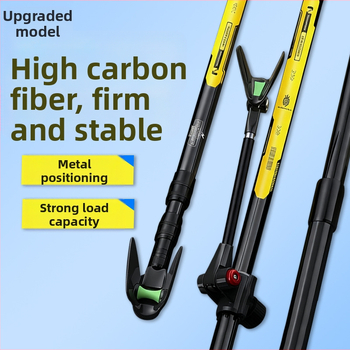 Giant Fin King Karbónový pevný držiak prútu na ryby s viac smerovou rotáciou