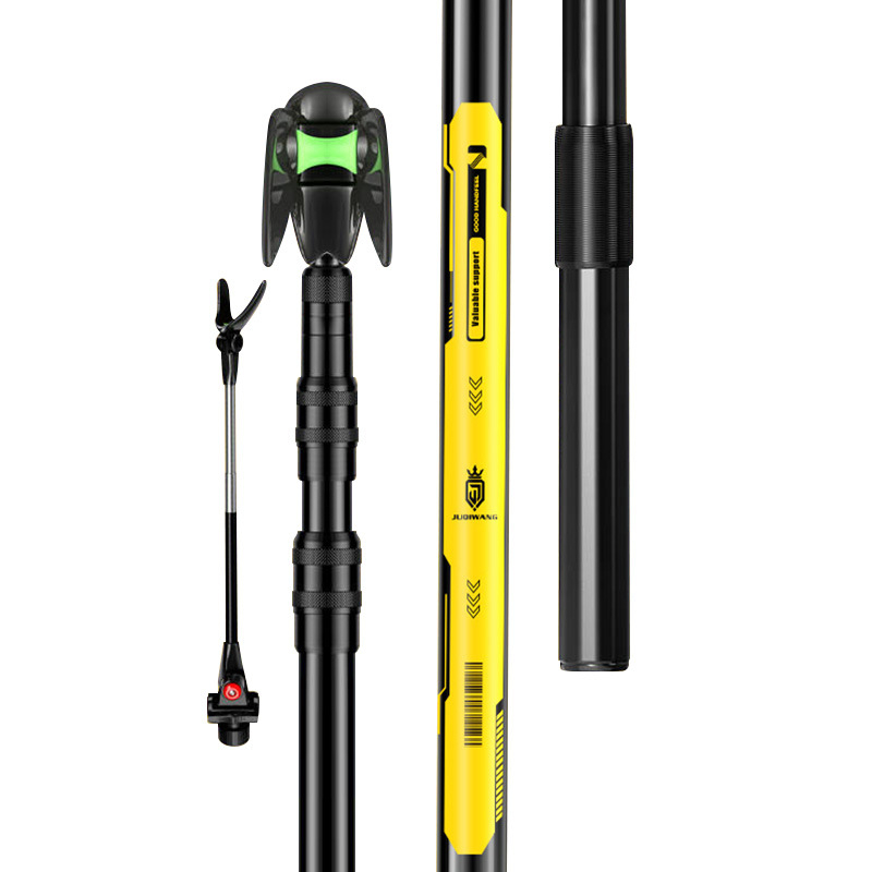 Giant Fin King Szén-kompozit Horgászbot Tartó Földi Állvánnyal és Többirányú Forgatással