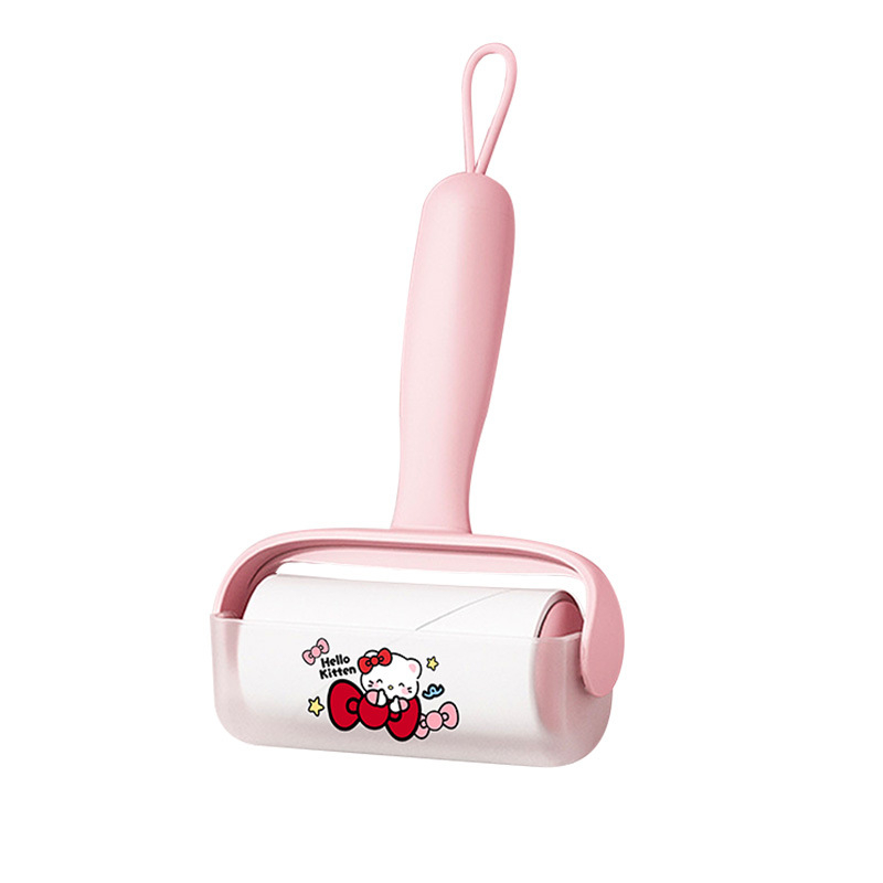 Lint roller za odjeću s zamjenjivim listićima – uklanja dlake i prašinu; materijali: PP, PET, silika gel, ljepilo topljenja; stil: crtani film; izlazak: proljeće 2025