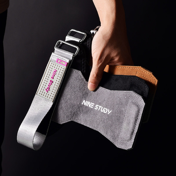 Zglobna narukvica od prave kože s zaštitom dlana za dizanje tegova, zgibove – unisex