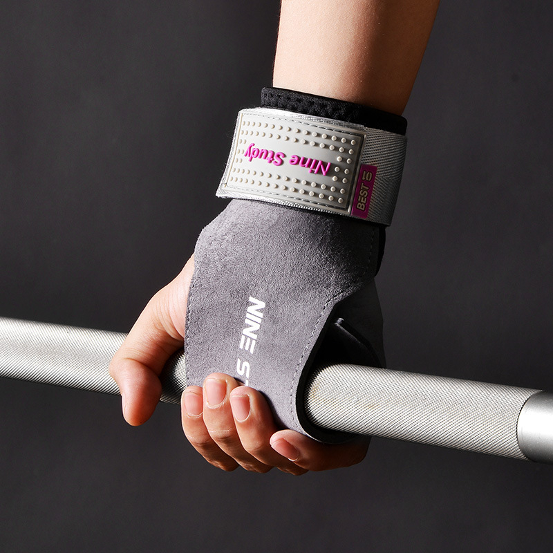 Zglobna narukvica od prave kože s zaštitom dlana za dizanje tegova, zgibove – unisex