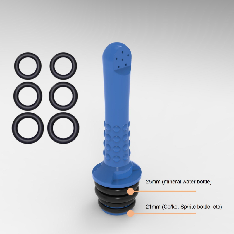 Intim higiénia irigátor, mini hordozható, AQUARINSE, PP anyag, Irrigator, használat: üres palack behelyezése, modern minimalista dizájn