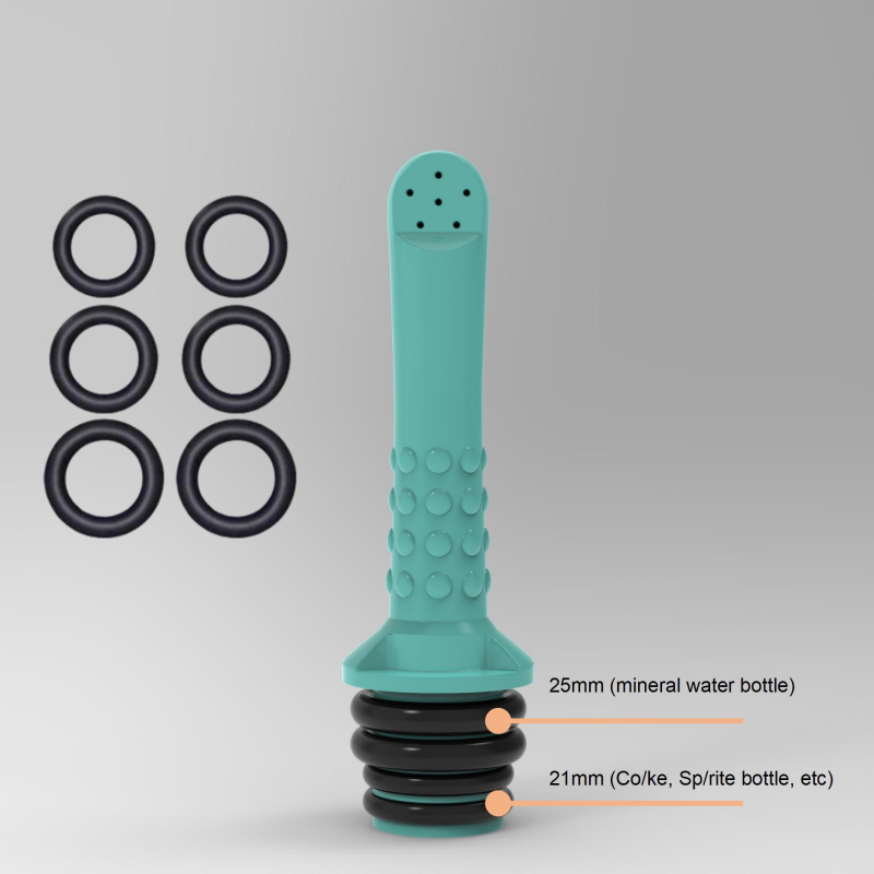 Intim higiénia irigátor, mini hordozható, AQUARINSE, PP anyag, Irrigator, használat: üres palack behelyezése, modern minimalista dizájn