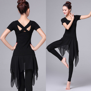 Танцов тренировъчен комплект за жени, памук 90–95%, подходящ за Belly Dance, латински и етно танци, лято 2022