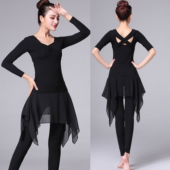 Танцов тренировъчен комплект за жени, памук 90–95%, подходящ за Belly Dance, латински и етно танци, лято 2022