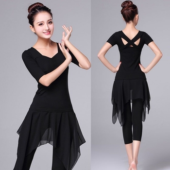 Танцов тренировъчен комплект за жени, памук 90–95%, подходящ за Belly Dance, латински и етно танци, лято 2022