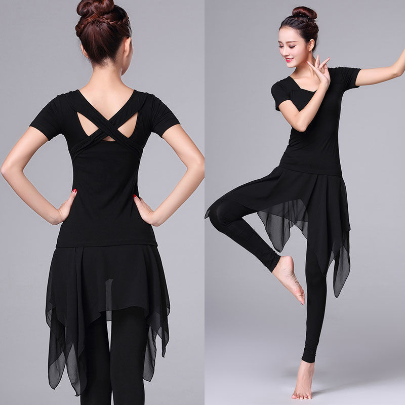 Танцов тренировъчен комплект за жени, памук 90–95%, подходящ за Belly Dance, латински и етно танци, лято 2022