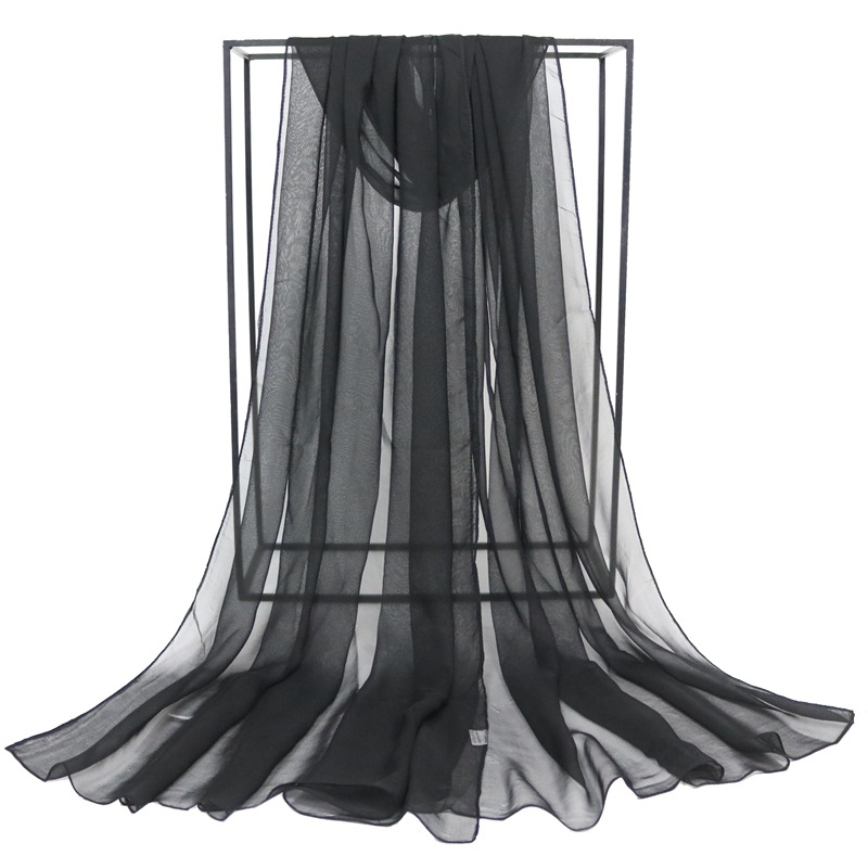 Georgette šal za plesne treninge, brzo sušenje, zaštita od sunca i prašine, ljeto, podrijetlo Zhejiang (Yiwu, Jinhua)