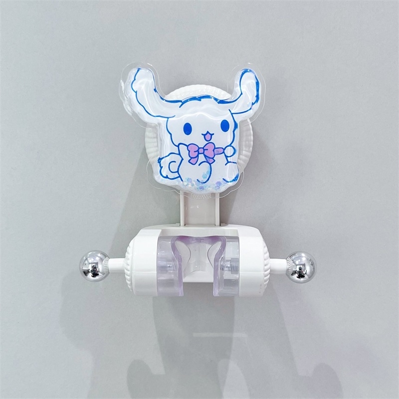 Gyerekeknek készült zuhanytartó szívófejes kivitel, mozgatható konzol, fúrás nélküli telepítés, strapabíró fürdőszobai rögzítés, virágos dizájn