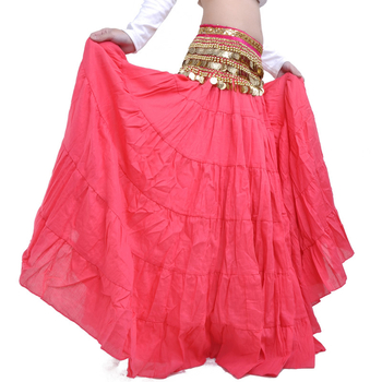 BELLYQUEEN/Dancer Belly Dance szoknya teljes lendülettel – Bohemiai Tribal színpadi jelmez, külső lenből, belső nylon, felnőtt nőknek, modern tánc