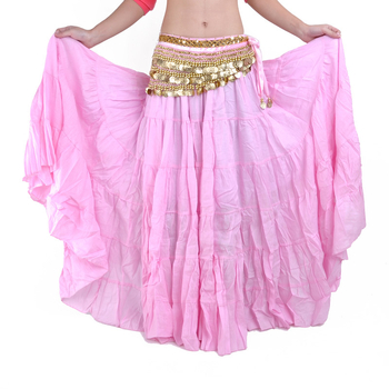 BELLYQUEEN/Dancer Belly Dance szoknya teljes lendülettel – Bohemiai Tribal színpadi jelmez, külső lenből, belső nylon, felnőtt nőknek, modern tánc