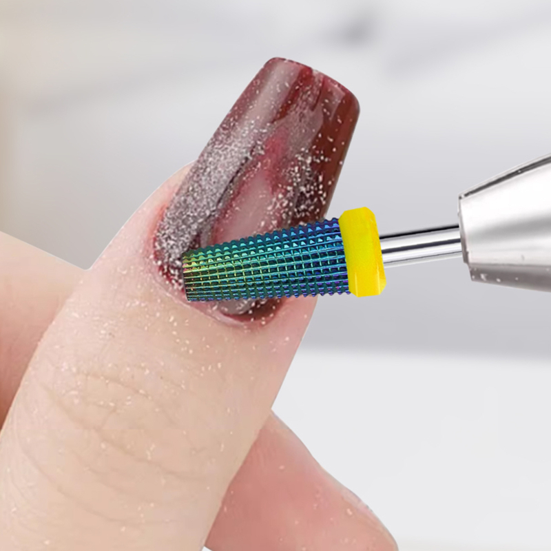 Κεφαλή λείανσης νυχιών από βολφράμιο χάλυβα – πέντε σε ένα για προεπεξεργασία, 8 g καθαρό βάρος, αφαίρεση νεκρού δέρματος και gel νυχιών