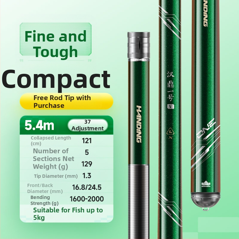 Handing No.1 5. generációs horgászbot kárászhoz, karbon nyéllel, L/M/H markolattal