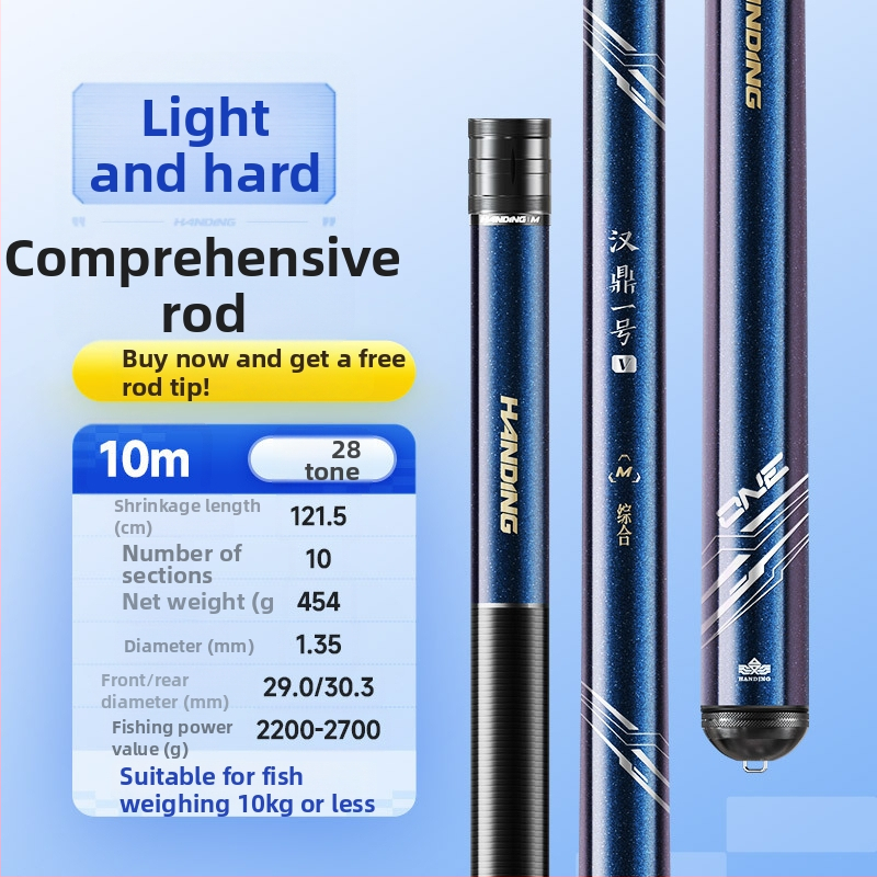 Handing No.1 5. generációs horgászbot kárászhoz, karbon nyéllel, L/M/H markolattal