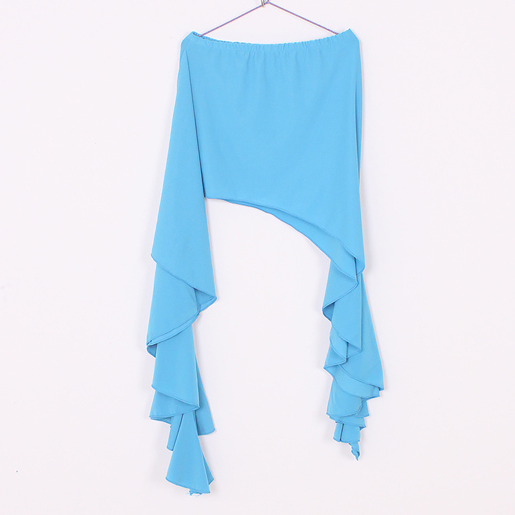 Колан за танц на корема Crystal Cotton плат, полиестер 95%, едноцветен модел, за възрастни жени