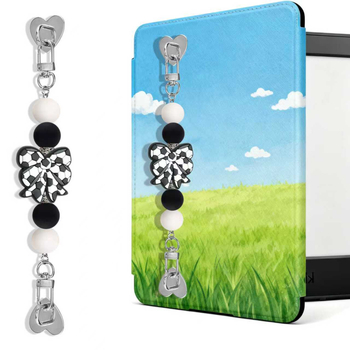 Pandantiv pentru telefon cu funda perlată - plastic/rășină, fabricat parțial manual, Primăvara 2025, model 15431009