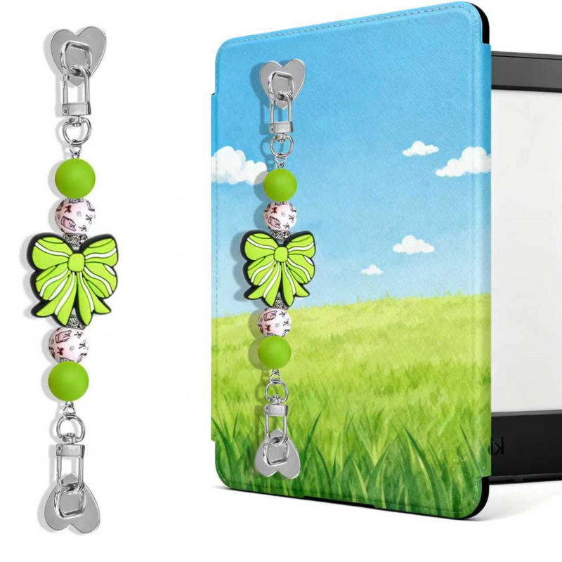 Pandantiv pentru telefon cu funda perlată - plastic/rășină, fabricat parțial manual, Primăvara 2025, model 15431009