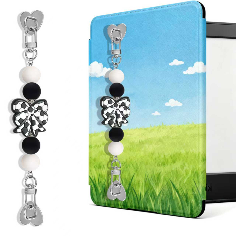 Pandantiv pentru telefon cu funda perlată - plastic/rășină, fabricat parțial manual, Primăvara 2025, model 15431009