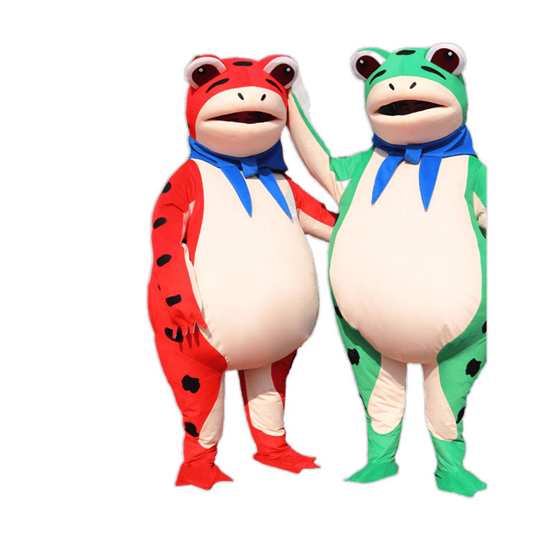 Надуваем костюм жаба кукла за изпълнения — аниме косплей, акрилна материя, 95%+ съдържание, мъжки, лято 2022