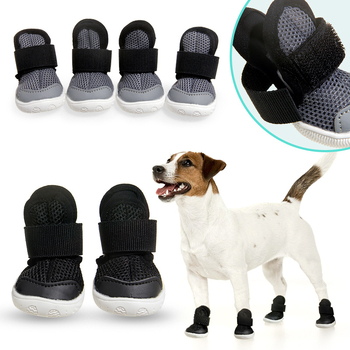 Cipele za pse - mrežasti gornji dio koji diše, debeli protuklizni potplat, izdržljiv poliester