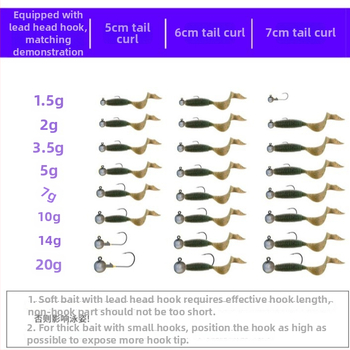 Aohu kuka s olovnom glavom broj 1, 50 kom, ribolov na jezeru