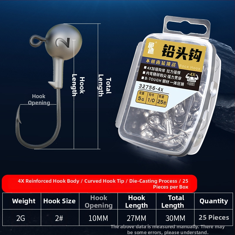 Aohu kuka s olovnom glavom broj 1, 50 kom, ribolov na jezeru