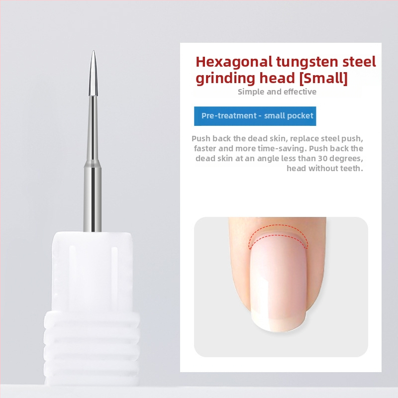 Κεφαλή λείανσης επιφάνειας νυχιών από βολφράμιο ατσάλι; για προετοιμασία και αφαίρεση gel polish; κατασκευή από ανοξείδωτο χάλυβα και βολφράμιο ατσάλι