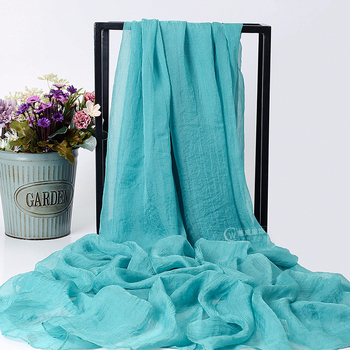 Ljetni šal od šifona od umjetnoga svile, warp-knit tkanina, zaštita od sunca i prašine