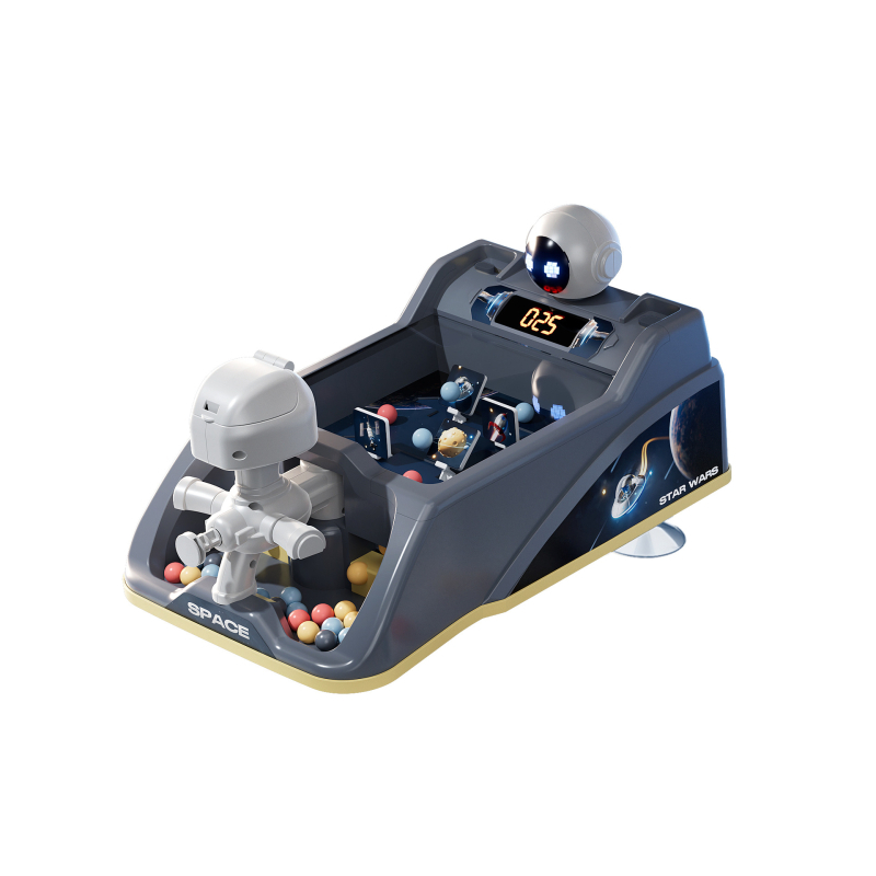 Dječji stroj za gađanje kuglica — ABS materijal, svemirska tema, sustav bodovanja, zvuk i svjetlosni režimi, za djecu 4–6 godina