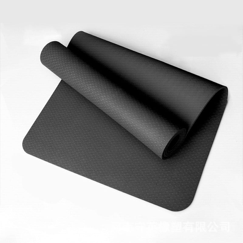 Covoraș de yoga TPE, antiaderent, îngroșat, personalizabil, 800 g, 4–10 mm, pentru yoga, fitness și dans, ghid de asane
